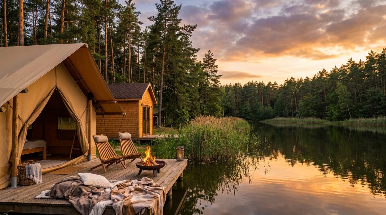 Najlepsze campingi i noclegi nad Jeziorem Jeziorak 2026 – Ranking i opinie