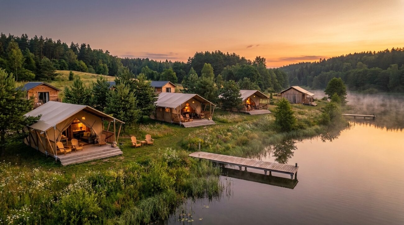 Najlepsze campingi na Suwalszczyźnie 2026 – Ranking pól namiotowych i kempingowych