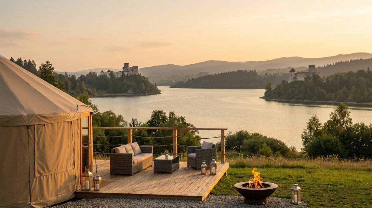 Najlepsze campingi nad Jeziorem Czorsztyńskim 2026 – Ekskluzywny Ranking