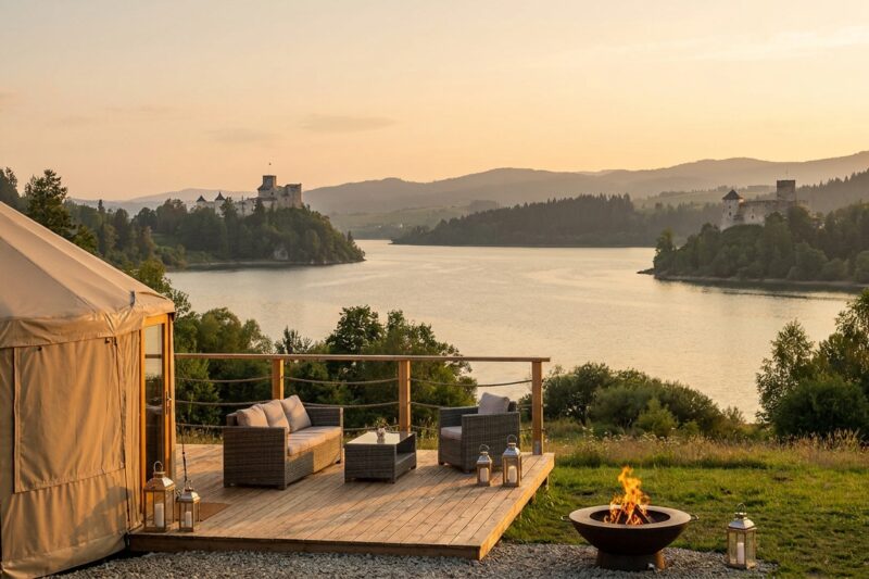Najlepsze campingi nad Jeziorem Czorsztyńskim 2026 – Ekskluzywny Ranking