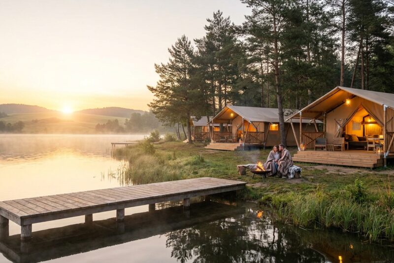 Najlepsze campingi nad Jeziorem Drawsko 2026 – Ranking i opinie