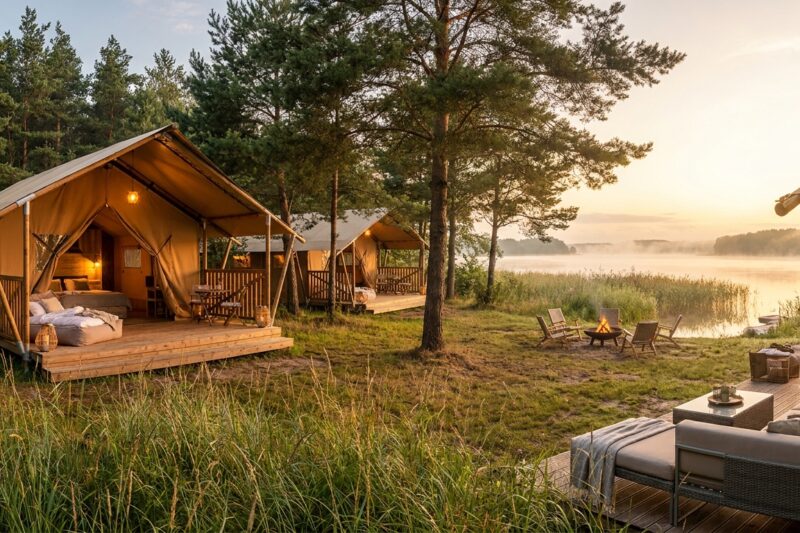 Ranking campingów nad Jeziorem Śniardwy 2026 – Najlepsze Pola Namiotowe i Kempingi