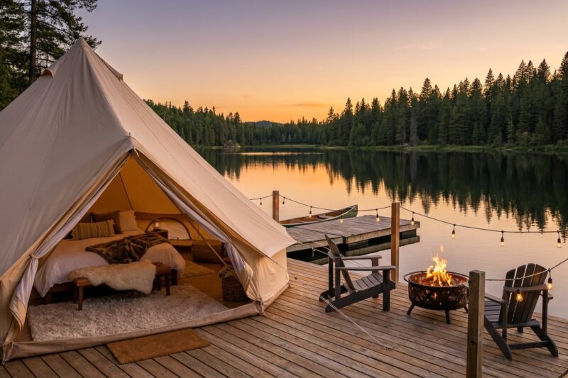 Ranking campingów w okolicach Giżycka 2026 – Najlepsze kempingi i pola namiotowe