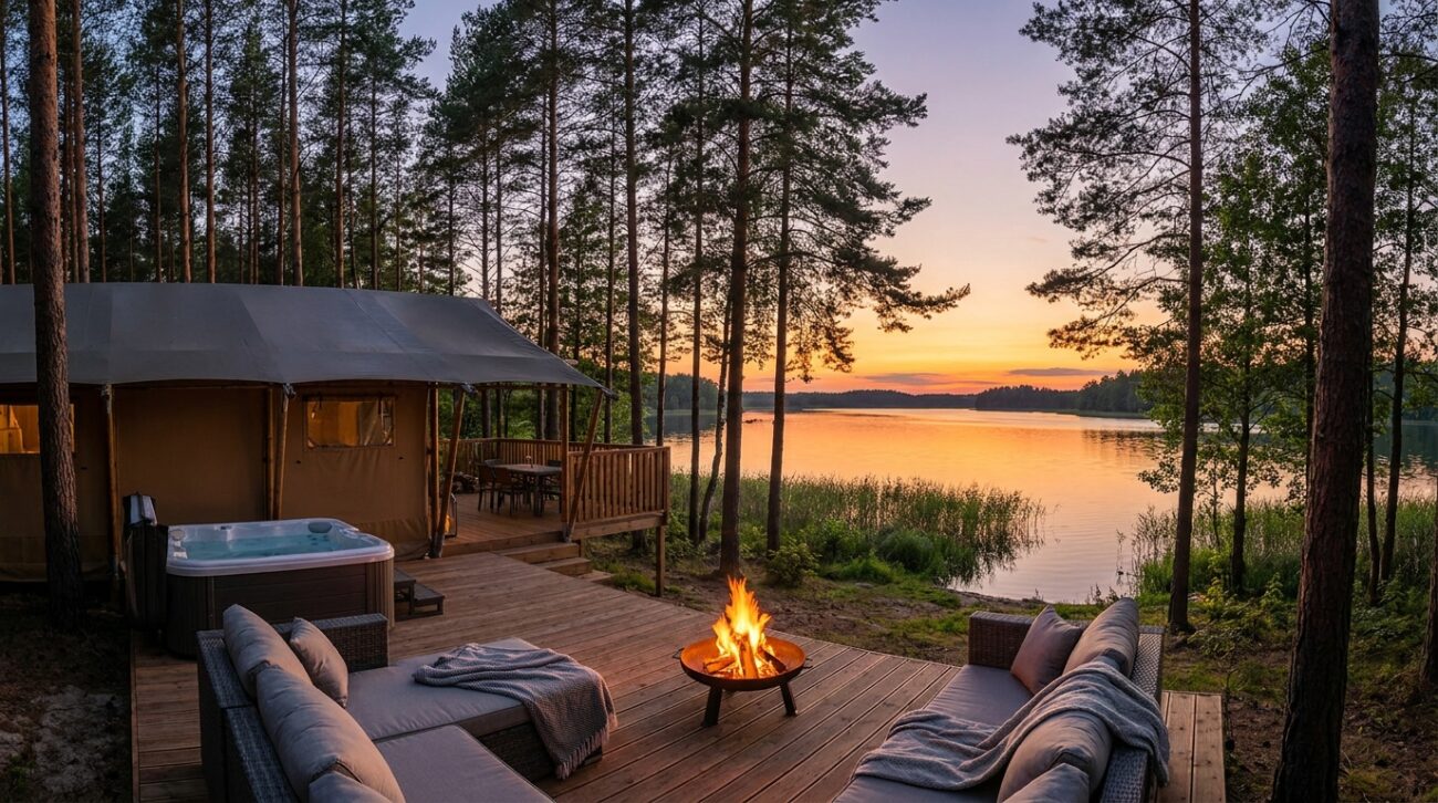 Ranking campingów w okolicach Mikołajek 2026 – Najlepsze miejsca na biwak i kamper