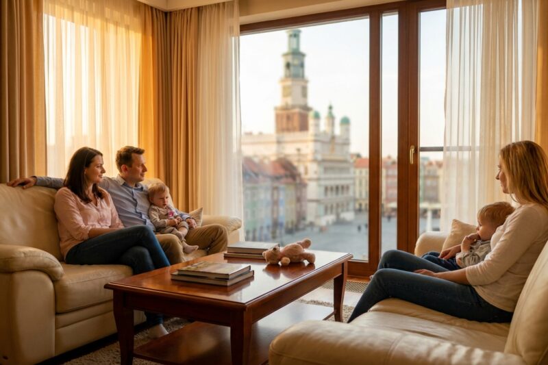 Ranking noclegów dla rodzin z dziećmi w Poznaniu 2026 – Najlepsze miejsca