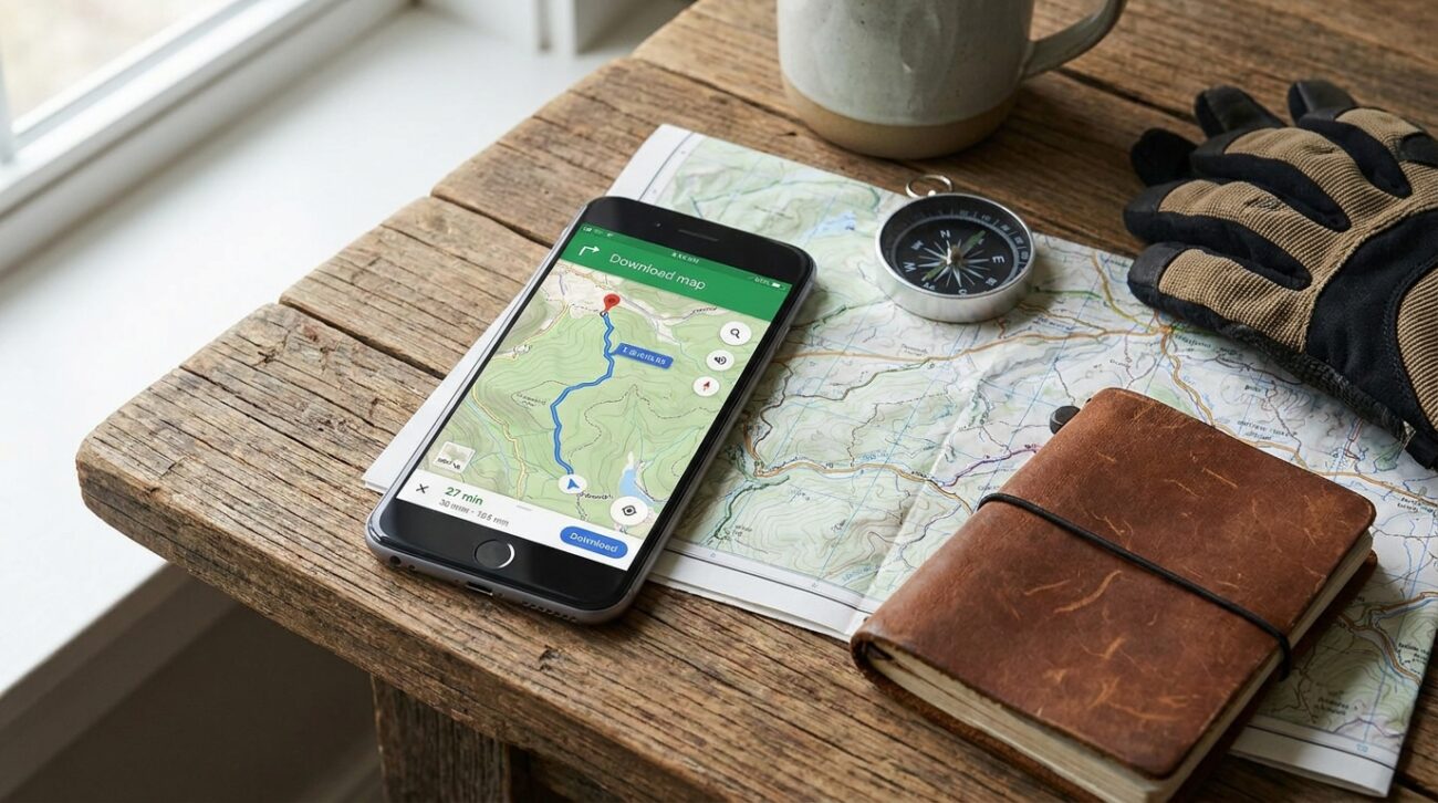 Jak korzystać z map offline?