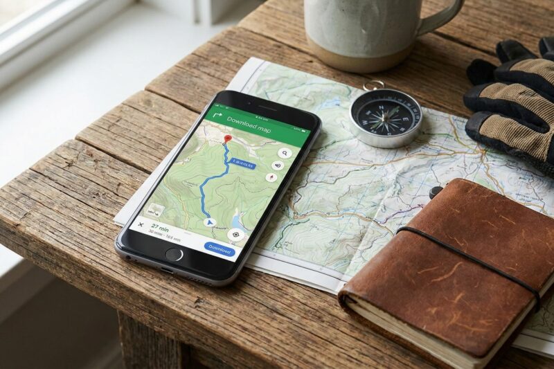 Jak korzystać z map offline?