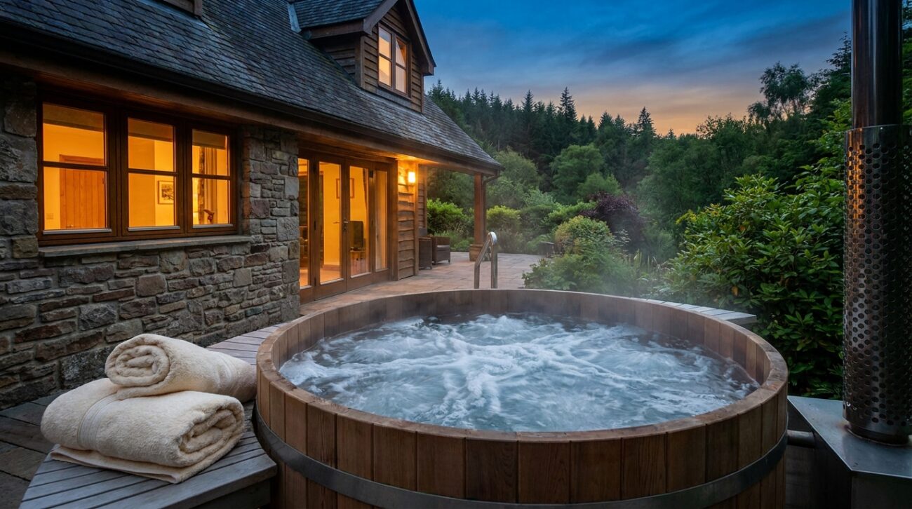 Jakie domki mają prywatne jacuzzi?