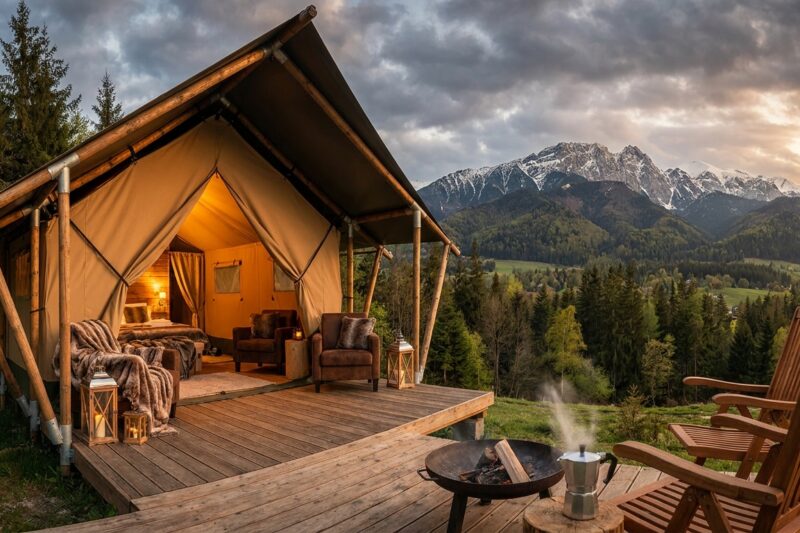 Zestawienie campingi i glampingi w okolicach Zakopanego 2026 – Przegląd noclegów