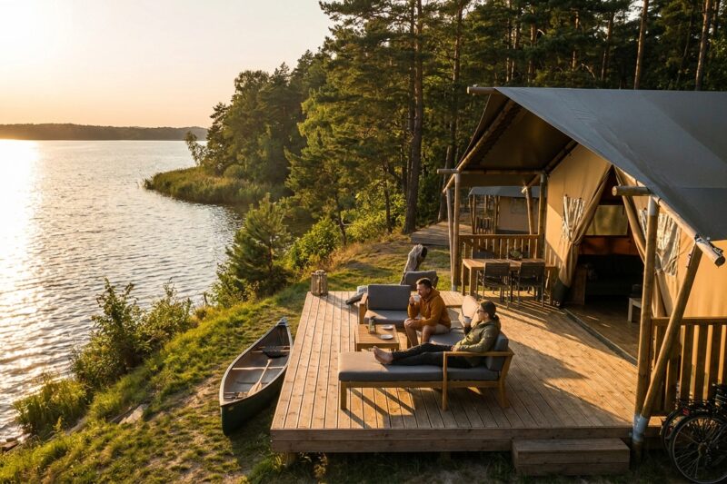 Najlepsze campingi i ośrodki nad Zalewem Zegrzyńskim 2026 – Ranking noclegów